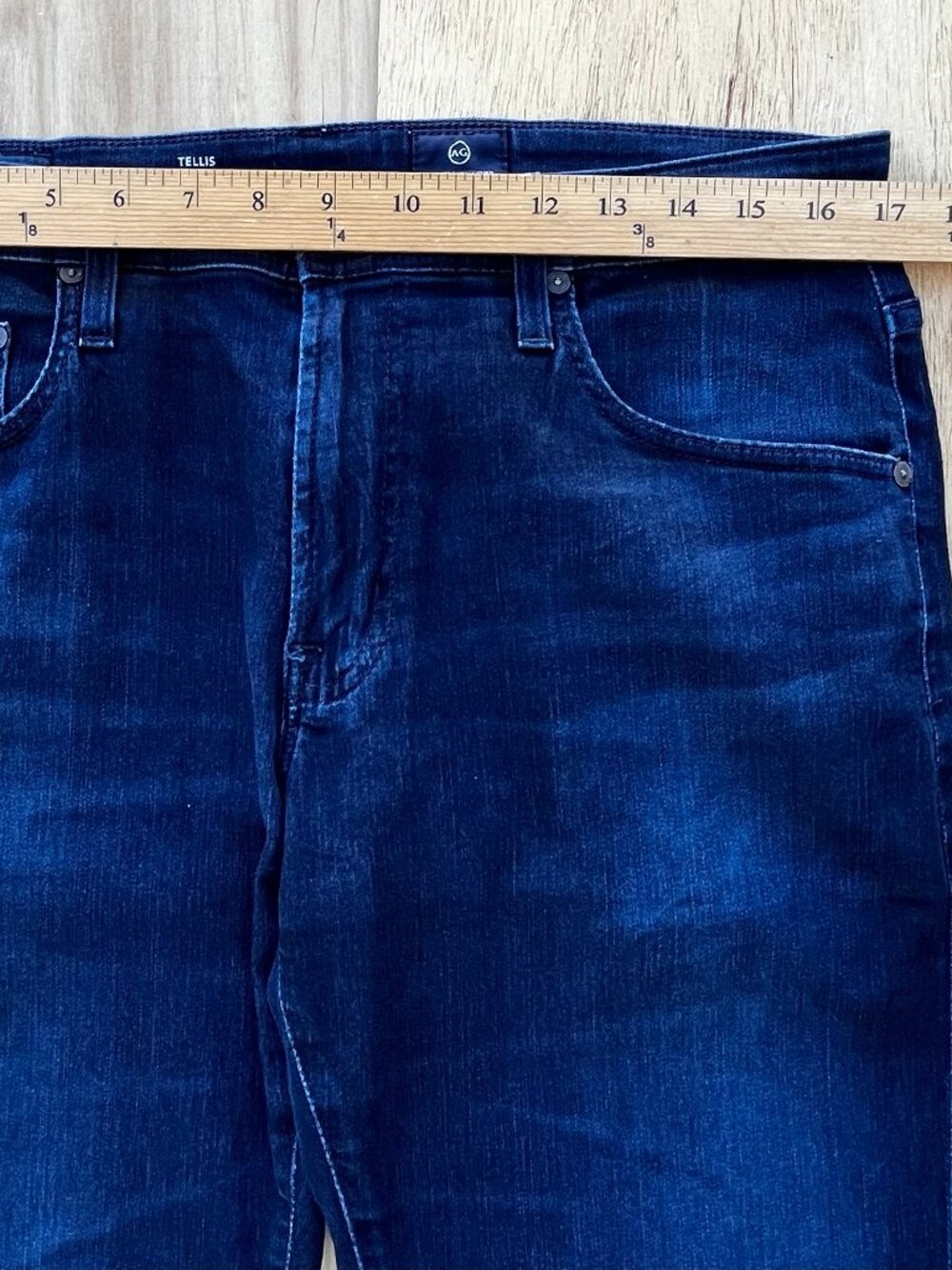 ADRIANO GOLDSCHMIED AG TELLIS MODERN SLIM JEANS MEN’S sz 34W X 30L Blue STRETCH - Picture 8 of 11